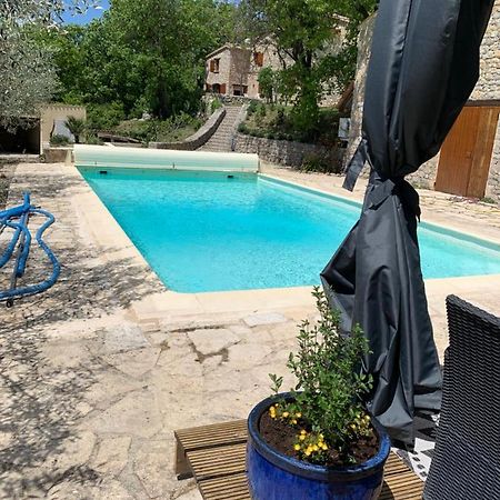 Font Nouvelle Maison De Charme Drome Provencale, 6 Ou 10 Personnes Avec Piscine Plaisians Exterior photo