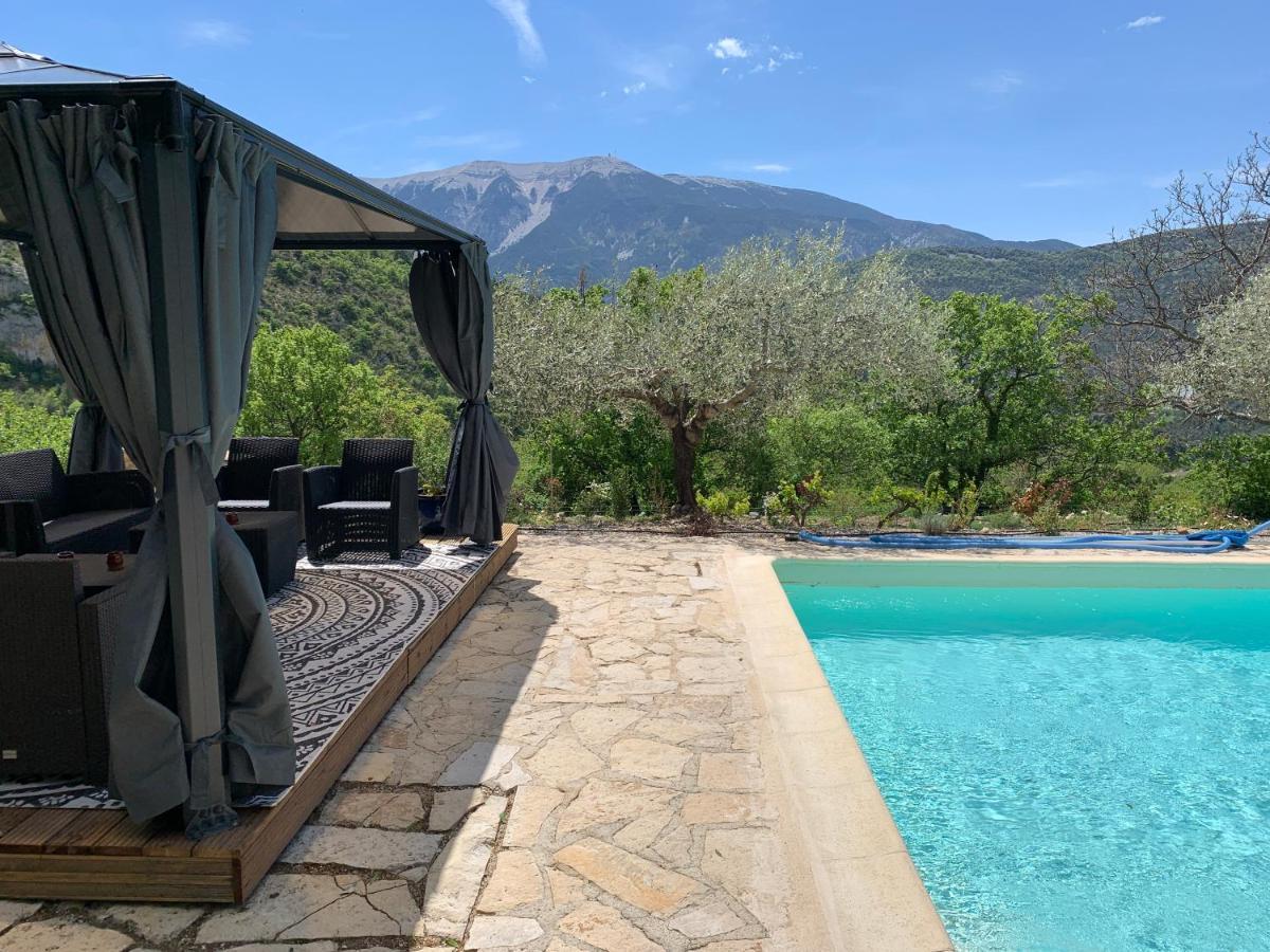 Font Nouvelle Maison De Charme Drome Provencale, 6 Ou 10 Personnes Avec Piscine Plaisians Exterior photo